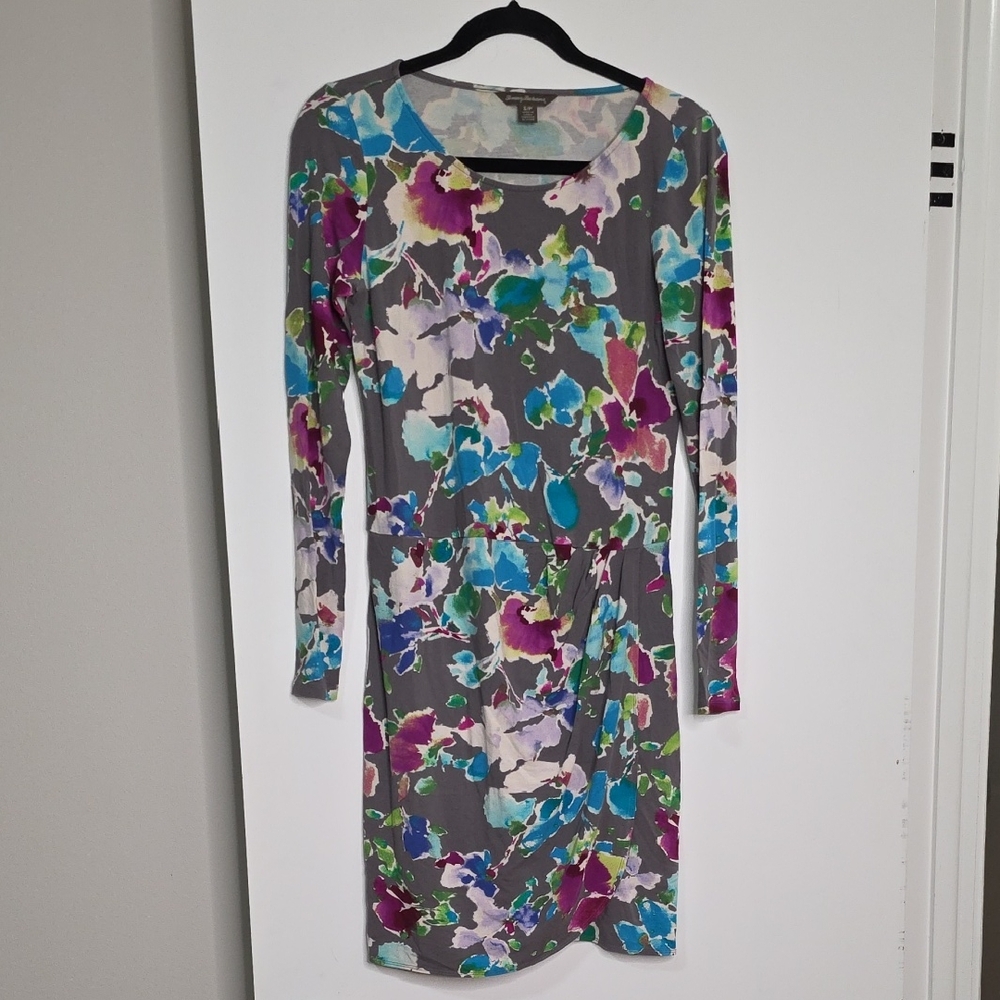 Tommy Bahama Multicolor Floral Long Sleeve Dress